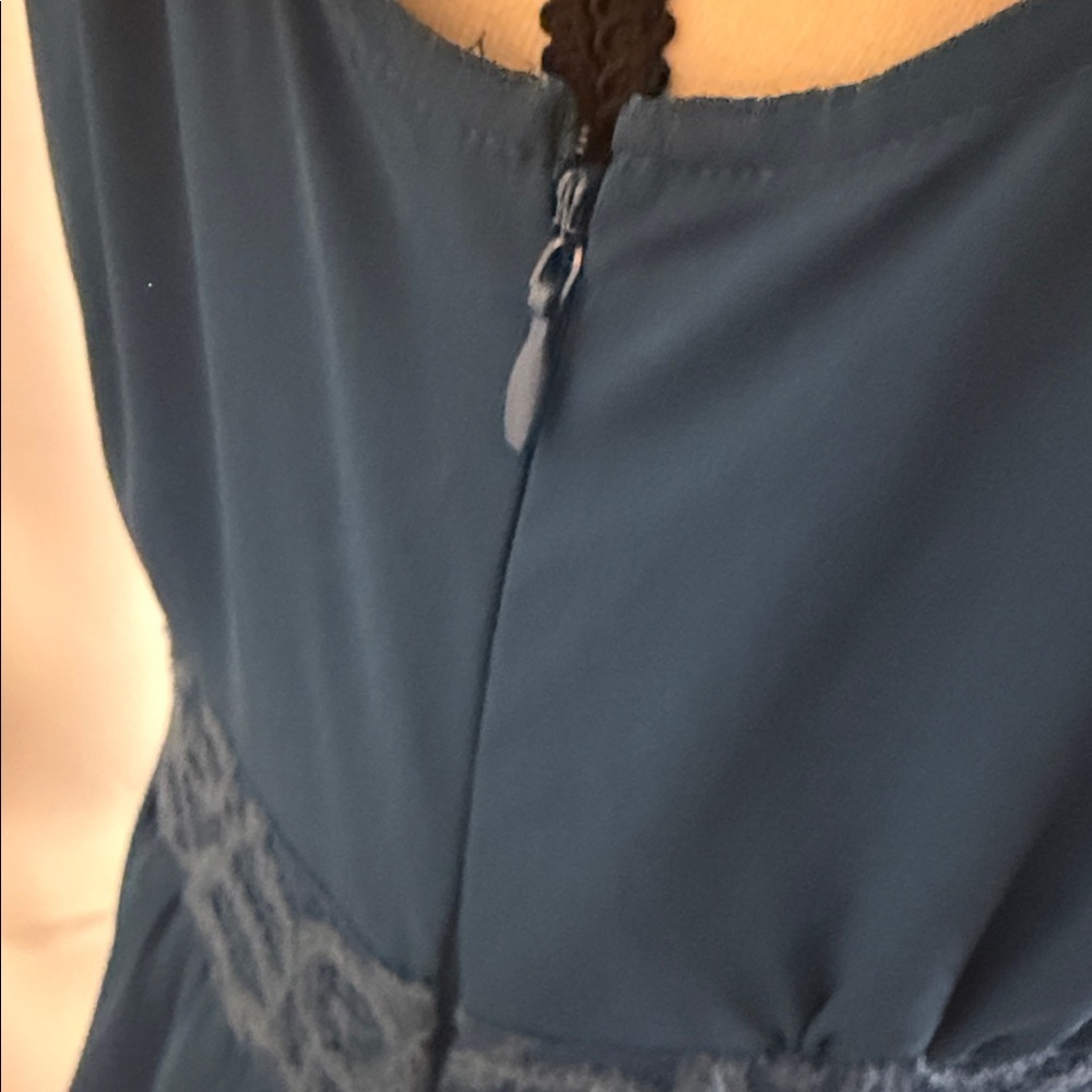 Anthropologie-HD in Paris Fit & Flare Dress Teal Blue 6 Spring wedding guest - Picture 8 of 10